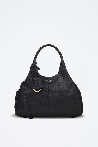 Sac à main en cuir Spruce Gardens - Noir