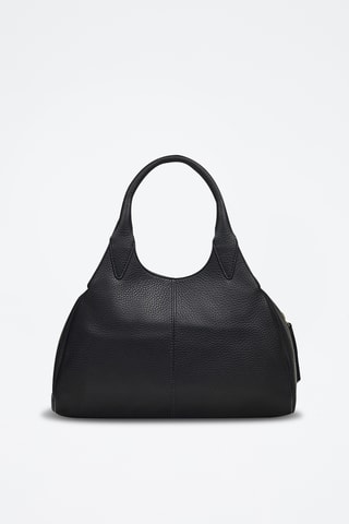 Sac à main en cuir Spruce Gardens - Noir