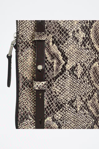 Etui pour téléphone en cuir Oak Street - Noir