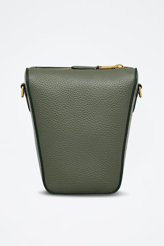 Etui pour téléphone en cuir Oak Street - Vert olive