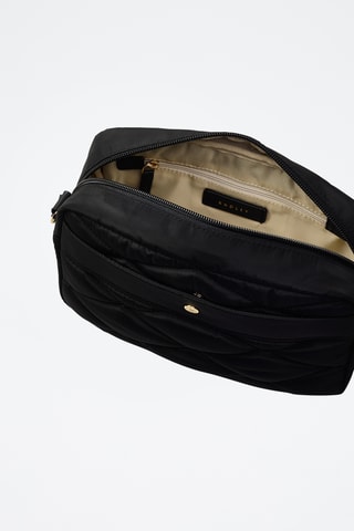 Sac bandoulière en cuir Haymarket Lane - Noir