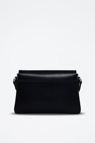 Sac bandoulière en cuir Lexington Lane - Noir