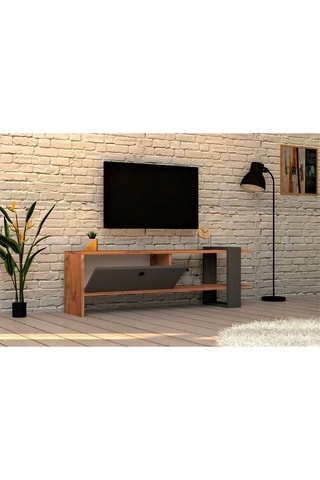 Meuble TV abattant Ova - 120 x 36,8 x 25 cm