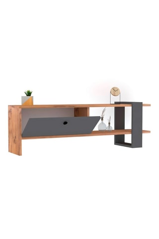 Meuble TV abattant Ova - 120 x 36,8 x 25 cm