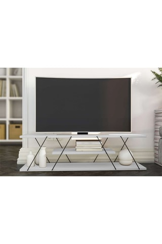 Meuble TV Canaz v2 - 120 x 33 x 33 cm