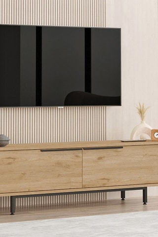 Meuble TV 2 abattants  - 160 x 45,1 x 35,5 cm