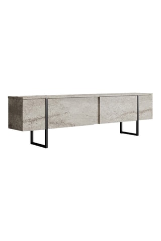 Meuble TV 2 abattants Luxe - 180 x 50 x 30 cm