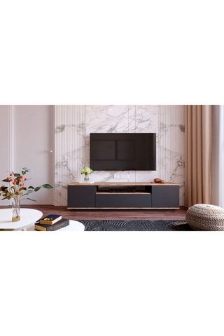 Meuble TV 3 tiroirs - 180 x 44,6 x 44,5 cm