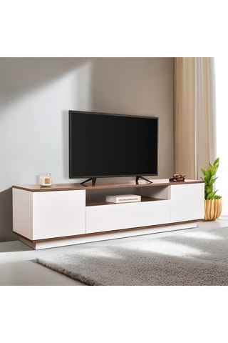 Meuble TV 3 abattants Veramont - 180 x 44,6 x 44,5 cm