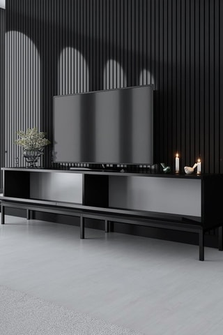 Meuble TV 1  abattant Lord  - 180 x 47 x 30 cm