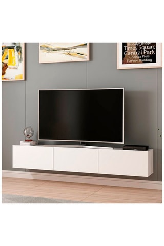 Meuble TV 3 portes - 180 x 30 x 32 cm