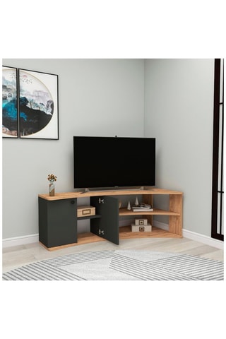 Meuble TV 2 portes Termera - 138 x 48,6 x 67,7 cm