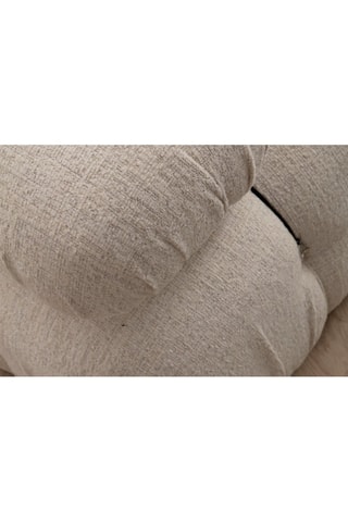 Fauteuil Bubble - Crème - Revêtement en tissu