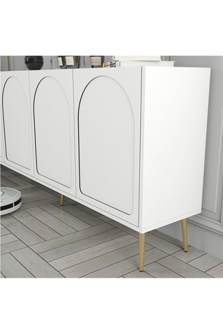 Buffet 4 portes Lyon 80 - 180 x 80 x 35 cm