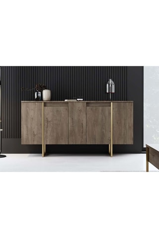Buffet 4 portes - 160 x 35 x 80 cm 