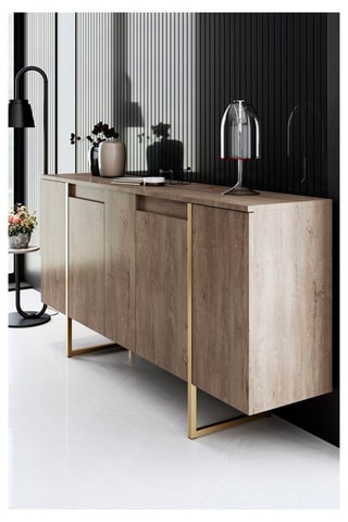 Buffet 4 portes - 160 x 35 x 80 cm 