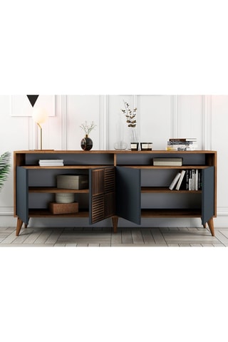 Buffet 4 portes - 180 x 35 x 78,6 cm