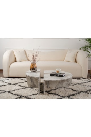 2 tables basses Orion - 90 x 30 x 60 / 85 x 35 x 30 cm