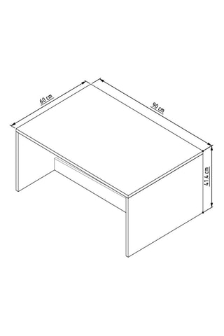 Table basse - 90 x 41,4 x 60 cm