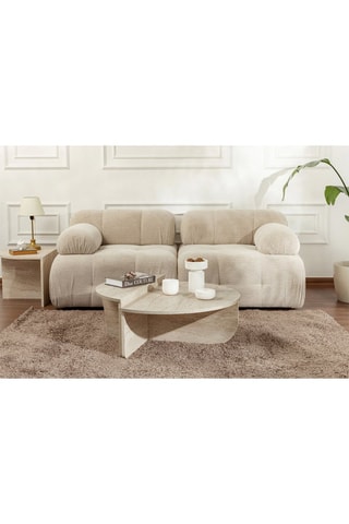 2 tables basses Orion - 90 x 30 x 60 / 85 x 35 x 30 cm