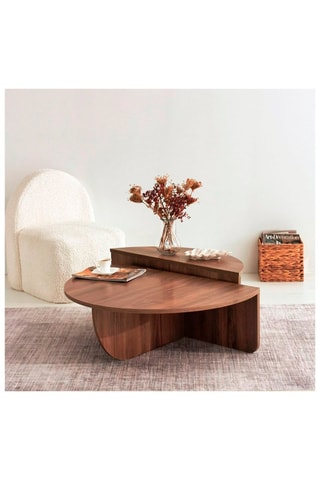 Table basse - 85 x 30 x 35 cm / 90 x 60 x 30 cm