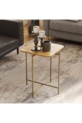 Table d'appoint en bois Shb-005-A - 46 x 56 x 46 cm