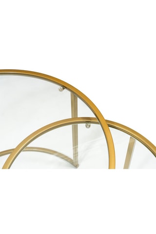 Table basse en verre Belarus - 60 x 43 x 60 cm