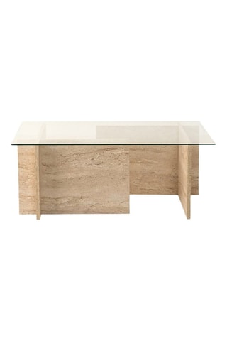 Table basse en verre New Escape - 105 x 40 x 65 cm