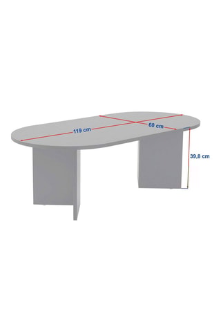 Table basse Sable  - 119 x 39,8 x 60 cm