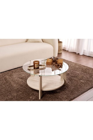 Table basse Clara - 75 x 75 x 40 cm