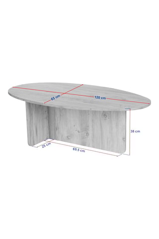 Table basse Orba - 120 x 40 x 65 cm