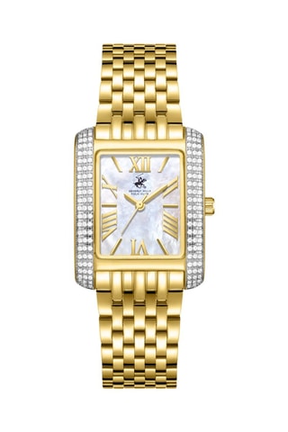 Metalen Quartz Horloge - Goudkleurig en grijs