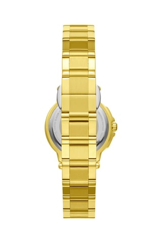 Metalen Quartz Horloge met Diamant