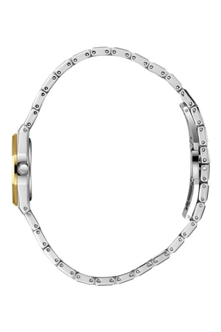 Metalen Quartz Horloge met Doublé Geelgoud