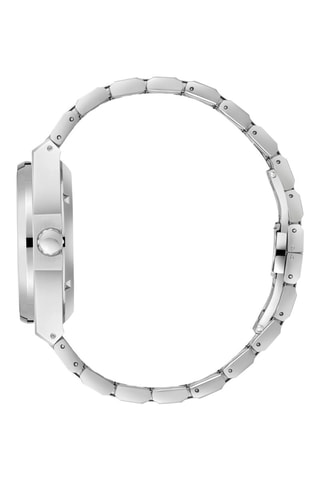 Automatisch Metalen Horloge - Maanstandweergave - Zilverkleurig en Zwart