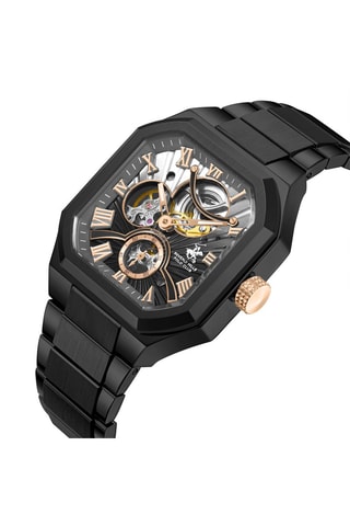 Automatisch Metalen Horloge - Zwart