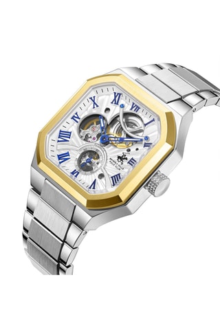 Metalen en Verguld Metalen Automatisch Horloge