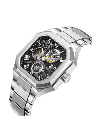 Automatisch Metalen Horloge - Zilverkleurig