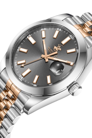 Doublé Roségoud Ion Quartz Horloge