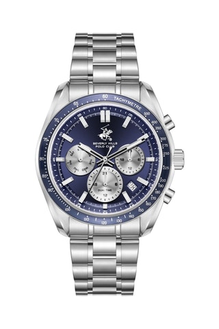 Metalen Quartz Horloge met Keramiek - Tachymeter