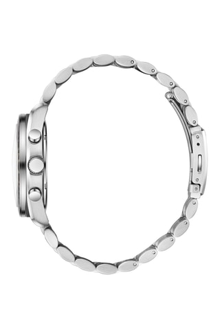 Metalen en Keramische Doublé Roségoud Ion Quartz Horloge - Tachymeter