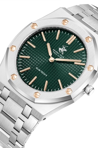 Metalen Quartz Horloge met Keramiek