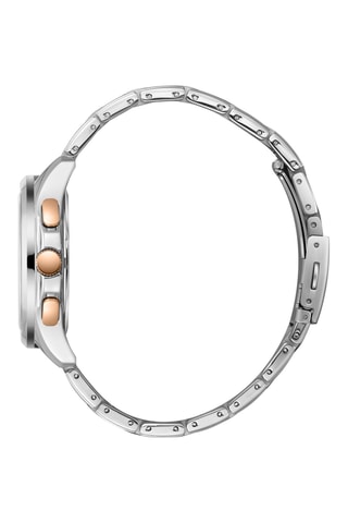 Metalen Quartz Horloge - Zilverkleurig