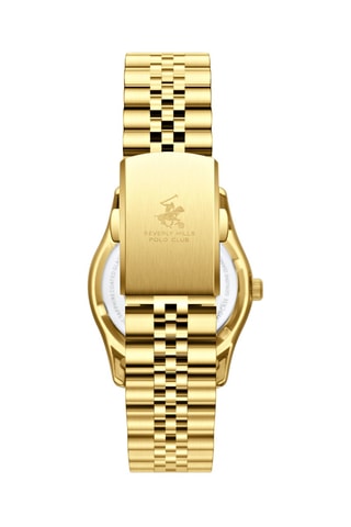 Keramische en Doublé Geelgoud Ion Quartz Horloge met Diamant