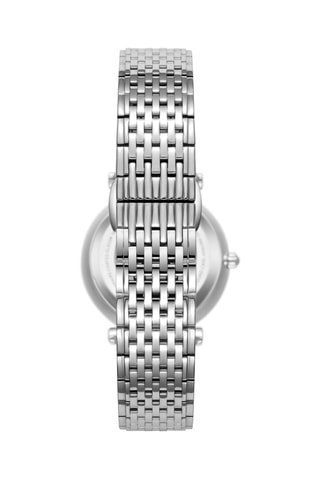 Keramische, Metalen en Doublé Zilver Ion Quartz Horloge met Diamant