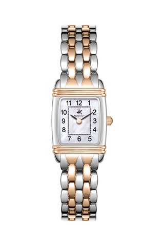 Keramische en Doublé Roségoud Ion Quartz Horloge