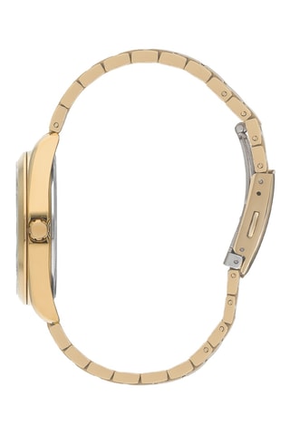 Metalen Quartz Horloge met Diamant