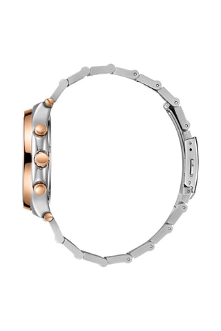 Legering Quartz Horloge - Zilverkleurig en Roségoudkleurig