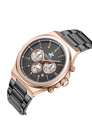 Legering Quartz Horloge - Zilverkleurig en Roségoudkleurig