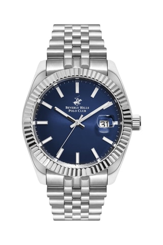 Stalen en Keramisch Quartz Horloge- Zilverkleurig